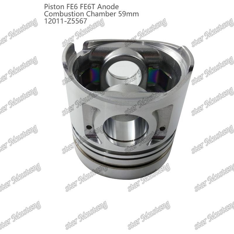 Pieczarka spalinowa z tłokowym FE6 FE6T 59mm Anodę o ostrym dnie 3x2x4mm 12011-Z5567 Do części zamiennych silników Mitsubishi