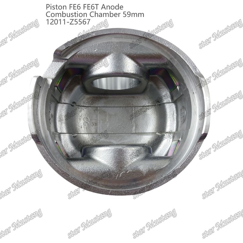 Pieczarka spalinowa z tłokowym FE6 FE6T 59mm Anodę o ostrym dnie 3x2x4mm 12011-Z5567 Do części zamiennych silników Mitsubishi