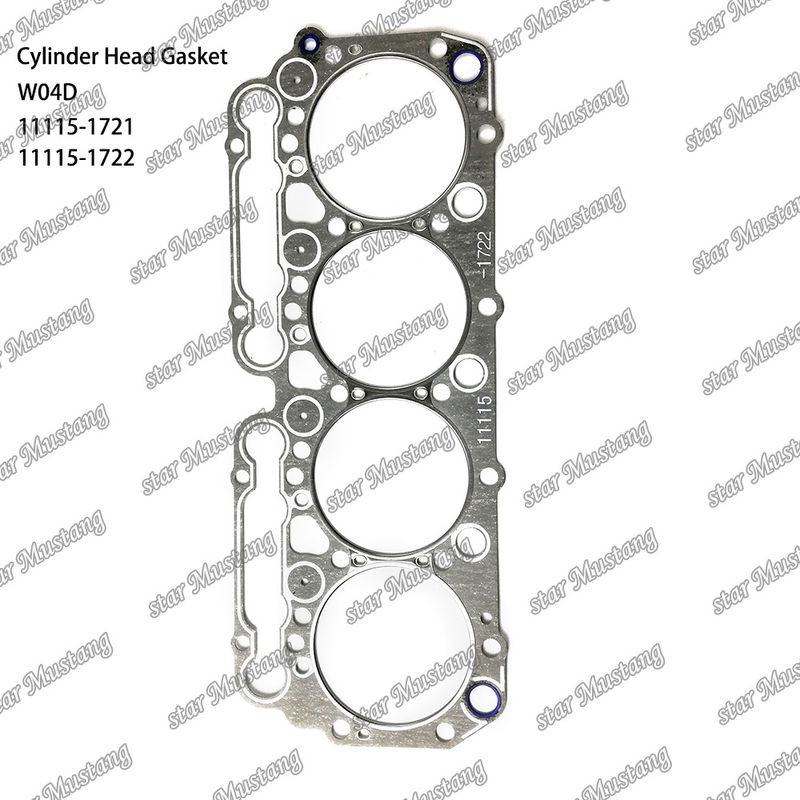 Uszczelka głowicy cylindra W04D 11115-1721 11115-1722 Do części zamiennych silników HINO