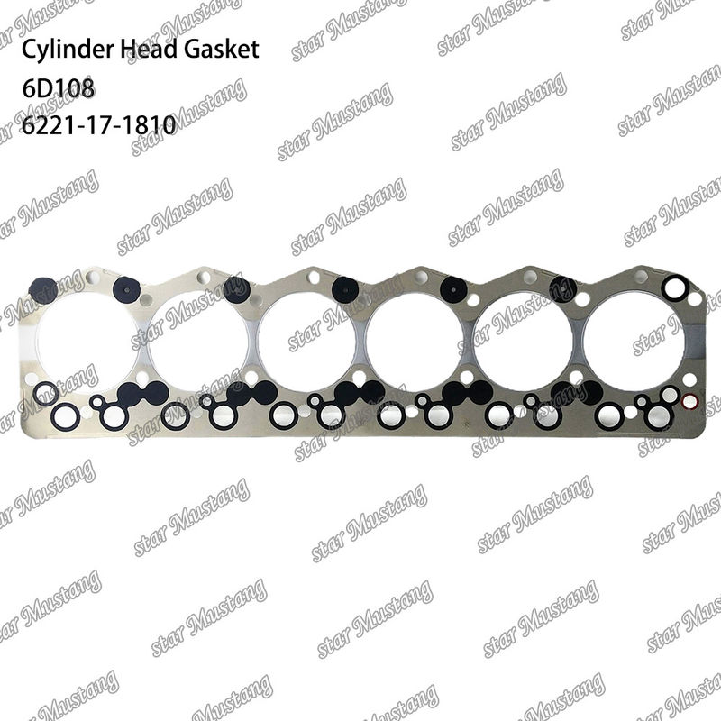 Zapaska cylindra 6D108 6221-17-1810 6221-11-1811 Do części zamiennych silników KUMATSU
