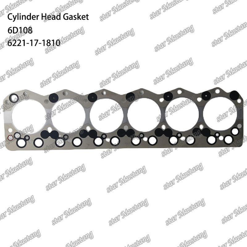 Zapaska cylindra 6D108 6221-17-1810 6221-11-1811 Do części zamiennych silników KUMATSU
