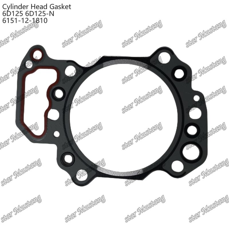Gasketa cylindra 6D125 6D125-N 6151-12-1810 Do części zamiennych silników KUMATSU