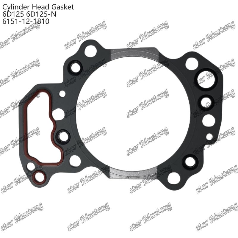 Gasketa cylindra 6D125 6D125-N 6151-12-1810 Do części zamiennych silników KUMATSU