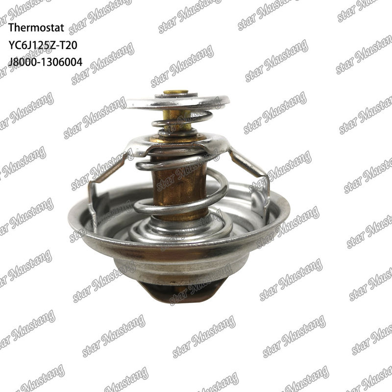Termostat YC6J125Z-T20 J8000-1306004 75°C Część silnika z zintegrowaną strukturą i 6 miesięcy