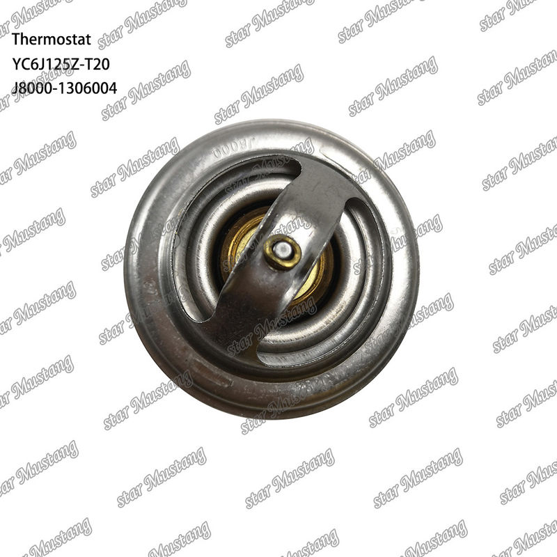 Termostat YC6J125Z-T20 J8000-1306004 75°C Część silnika z zintegrowaną strukturą i 6 miesięcy