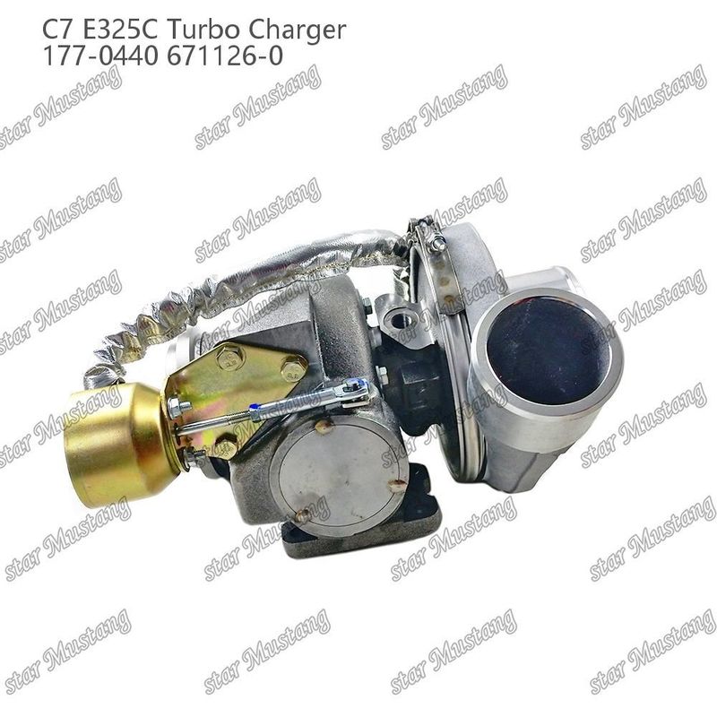 Turbodoładowarka C7 E325C 177-0440 671126-0 Część silnika z zintegrowaną strukturą i 6 miesięcy