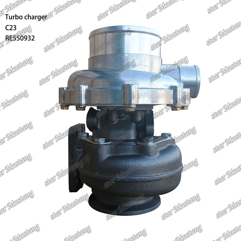C23 228 John Deere RE550932 MOTOR TURBO CHARGER Część silnika z zintegrowaną strukturą i 6 miesięcy