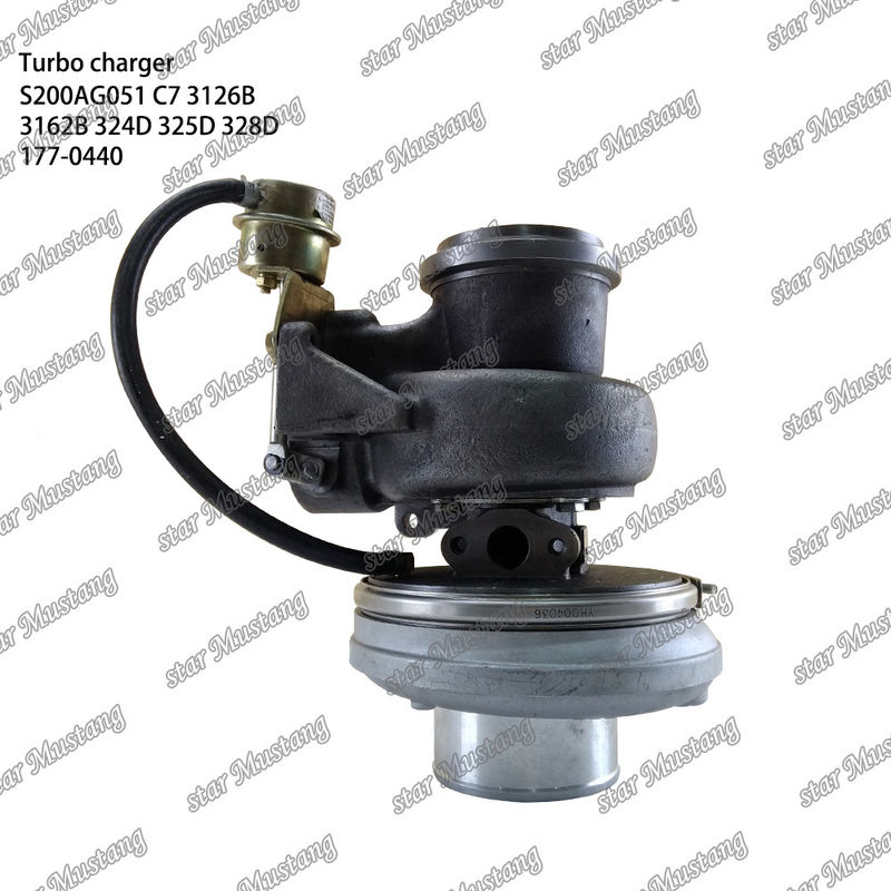 Turbosprężarka S200AG051 C7 3126B 3162B 324D 325D 328D 177-0440 Część silnika z integralną strukturą i 6 miesięcy