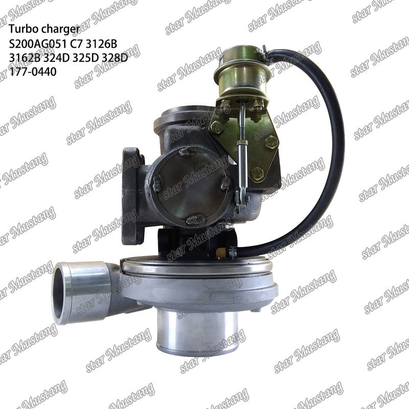Turbosprężarka S200AG051 C7 3126B 3162B 324D 325D 328D 177-0440 Część silnika z integralną strukturą i 6 miesięcy