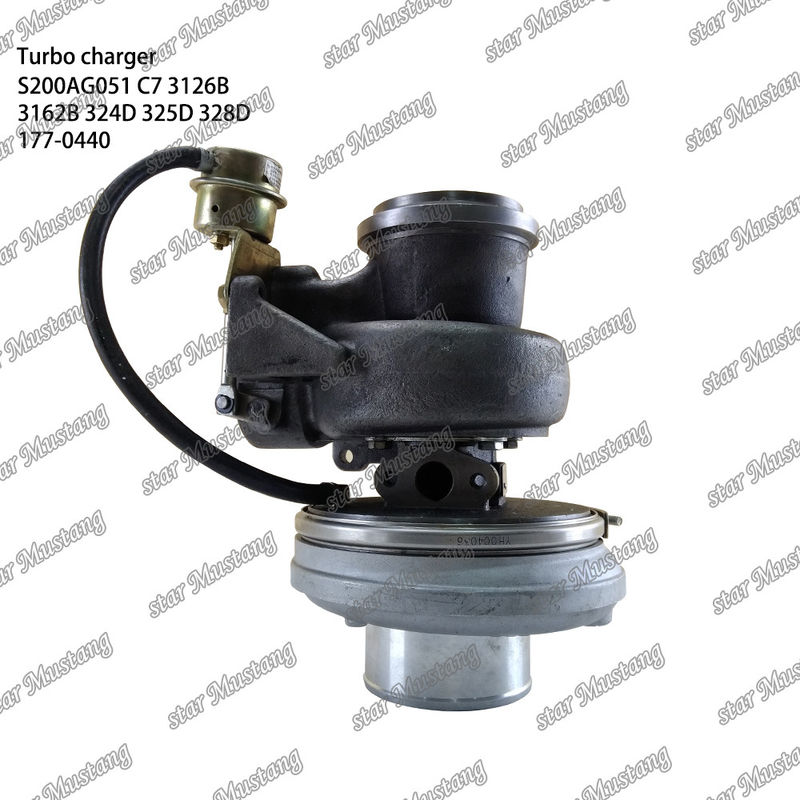 Turbosprężarka S200AG051 C7 3126B 3162B 324D 325D 328D 177-0440 Część silnika z integralną strukturą i 6 miesięcy