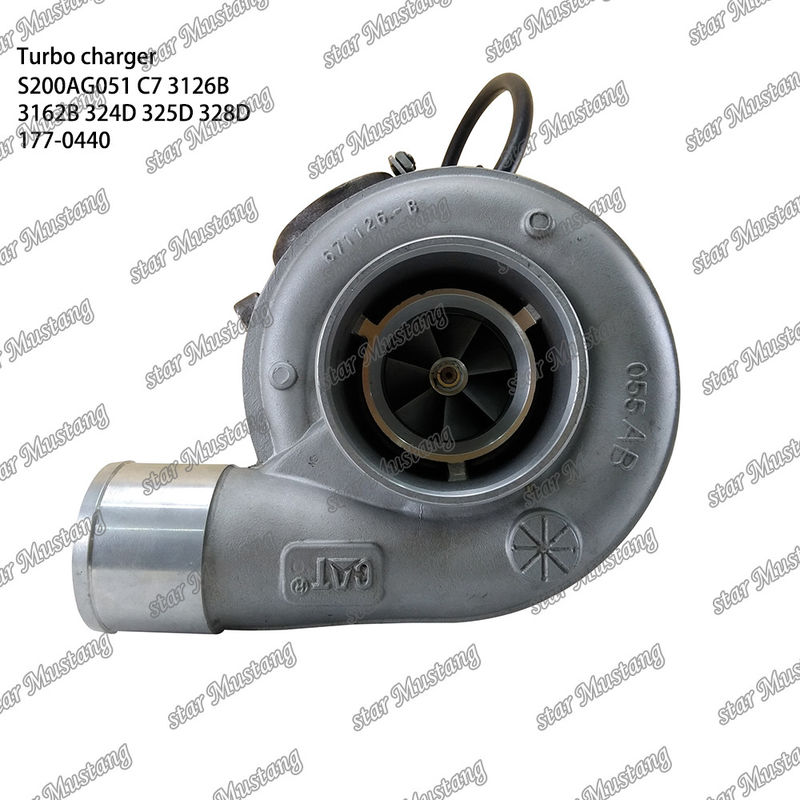 Turbosprężarka S200AG051 C7 3126B 3162B 324D 325D 328D 177-0440 Część silnika z integralną strukturą i 6 miesięcy