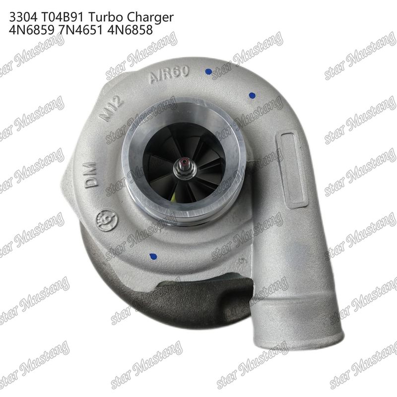 Turbodoładowarka T04B91 3304 4N6859 7N4651 4N6858 Część silnika z zintegrowaną strukturą i 6 miesięcy
