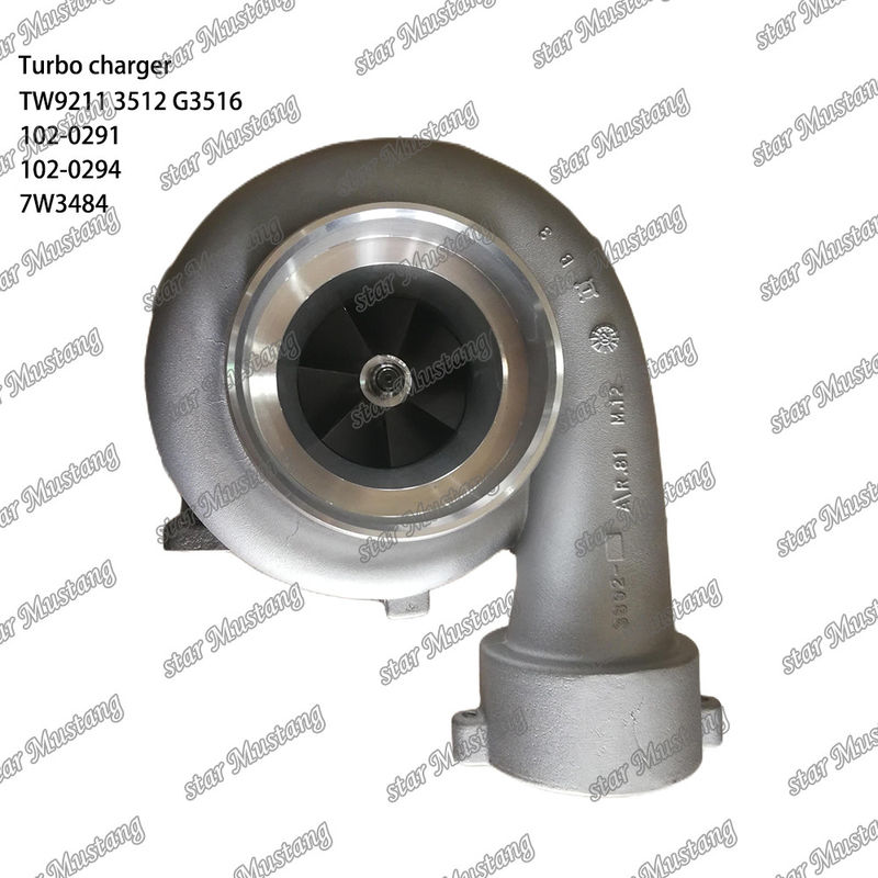 Turbosprężarka TW9211 3512 G3516 102-0291 102-0294 7W3484 Część silnika z zintegrowaną strukturą i 6 miesięcy