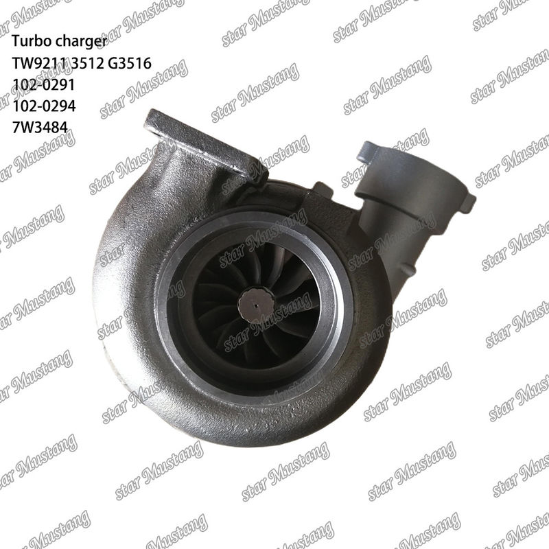 Turbosprężarka TW9211 3512 G3516 102-0291 102-0294 7W3484 Część silnika z zintegrowaną strukturą i 6 miesięcy