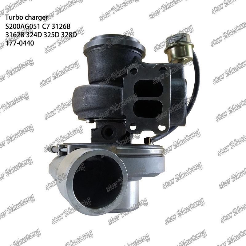 Turbosprężarka S200AG051 C7 3126B 3162B 324D 325D 328D 177-0440 Część silnika z integralną strukturą i 6 miesięcy
