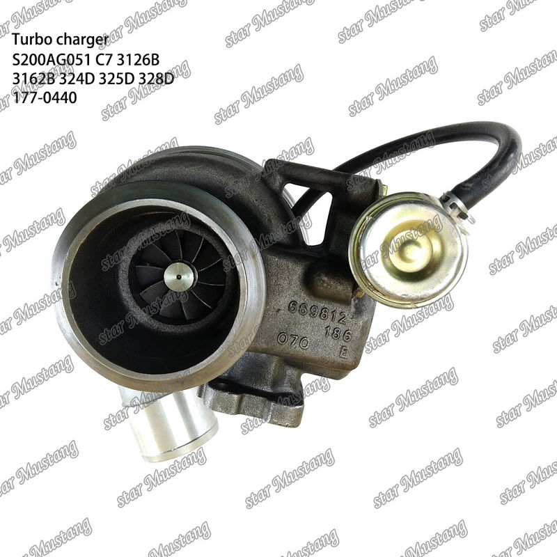 Turbosprężarka S200AG051 C7 3126B 3162B 324D 325D 328D 177-0440 Część silnika z integralną strukturą i 6 miesięcy