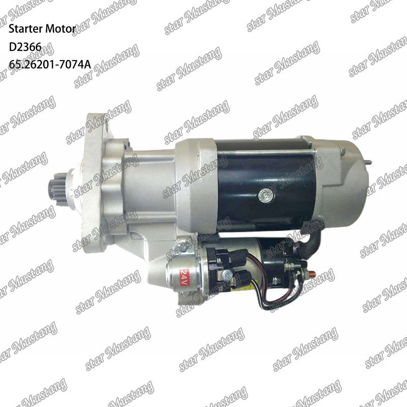 D2366 Silnik starterowy 39MT 24V 9.0KW 11T 65.26201-7074A Do części zamiennych silnika DOOSAN DAEWOO