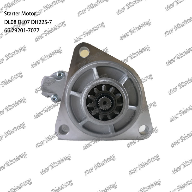 DL08 DL07 DH225-7 Silnik starterowy 24V 11T 5.5KW 65.29201-7077 Do części zamiennych silnika DOOSAN DAEWOO