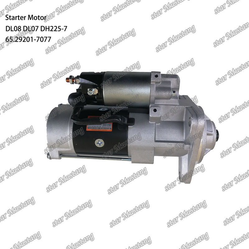 DL08 DL07 DH225-7 Silnik starterowy 24V 11T 5.5KW 65.29201-7077 Do części zamiennych silnika DOOSAN DAEWOO