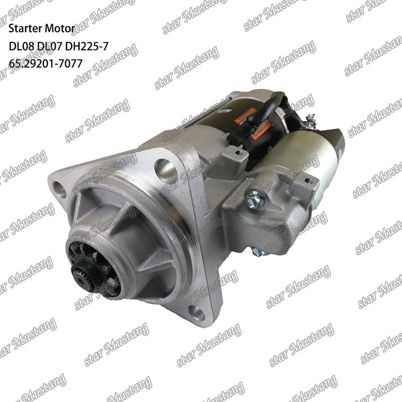 DL08 DL07 DH225-7 Silnik starterowy 24V 11T 5.5KW 65.29201-7077 Do części zamiennych silnika DOOSAN DAEWOO