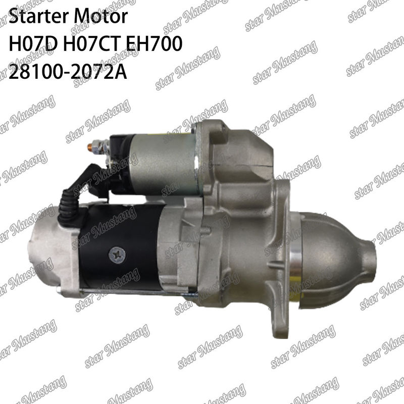 H07D H07CT EH700 EX220-5 Silnik starterowy 24V 11T 5.5KW 28100-2072A 28100-1443A 28100-2271 Do części zamiennych silnika HINO