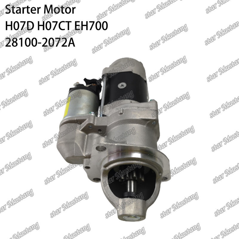 H07D H07CT EH700 EX220-5 Silnik starterowy 24V 11T 5.5KW 28100-2072A 28100-1443A 28100-2271 Do części zamiennych silnika HINO