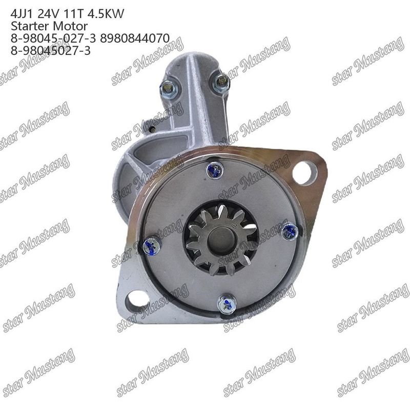 4JJ1 Motor Starter Motor 24V 11T 4.5KW 8-98045-027-3 8980844070 8-98045027-3 Do części zamiennych silnika ISUZU
