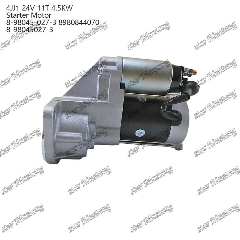 4JJ1 Motor Starter Motor 24V 11T 4.5KW 8-98045-027-3 8980844070 8-98045027-3 Do części zamiennych silnika ISUZU