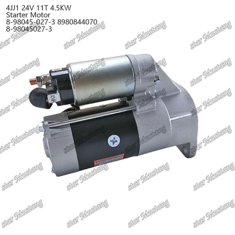 4JJ1 Motor Starter Motor 24V 11T 4.5KW 8-98045-027-3 8980844070 8-98045027-3 Do części zamiennych silnika ISUZU