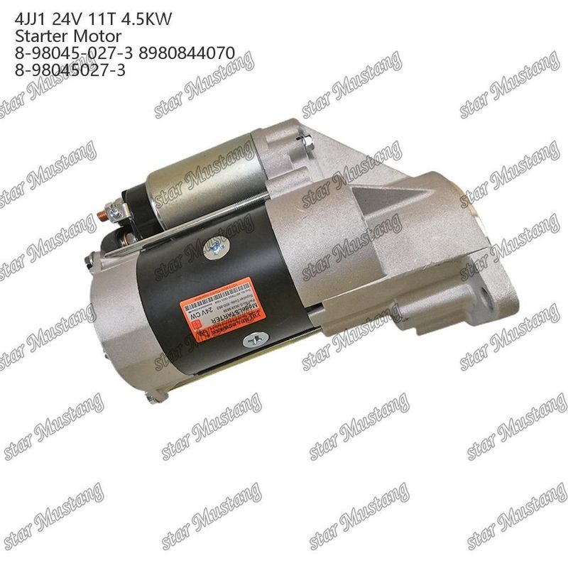 4JJ1 Motor Starter Motor 24V 11T 4.5KW 8-98045-027-3 8980844070 8-98045027-3 Do części zamiennych silnika ISUZU