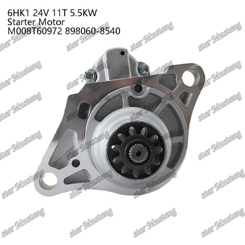 6HK1 Motor Starter Motor 24V 11T 5.5KW M008T60972 898060-8540 Do części zamiennych silnika ISUZU