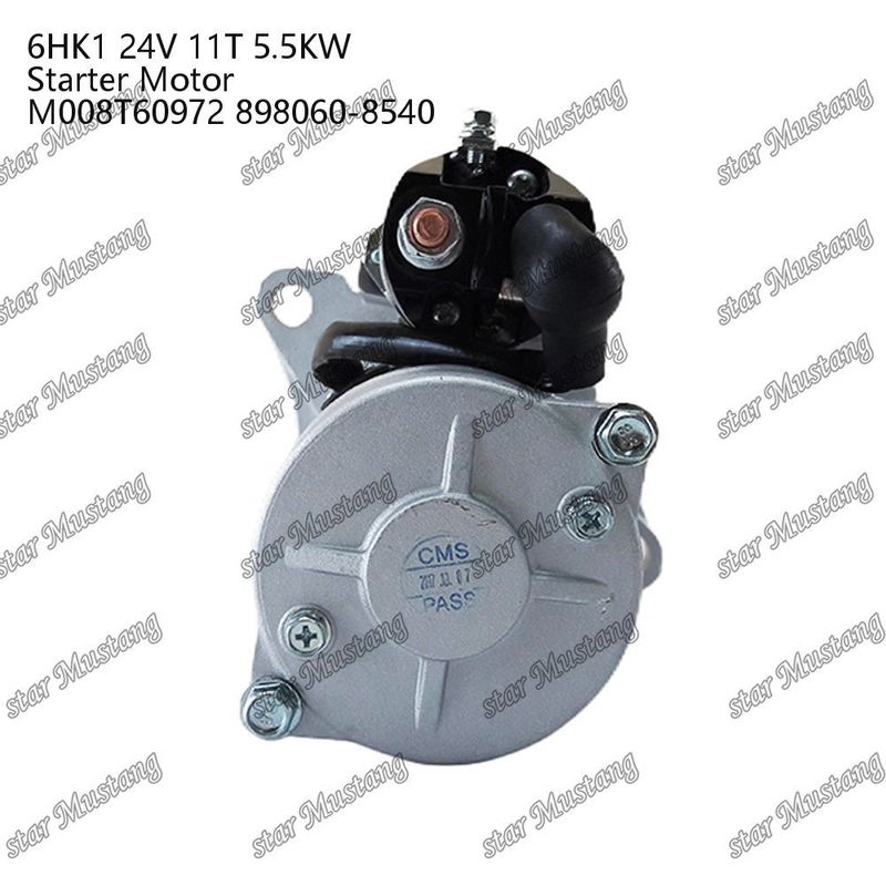 6HK1 Motor Starter Motor 24V 11T 5.5KW M008T60972 898060-8540 Do części zamiennych silnika ISUZU