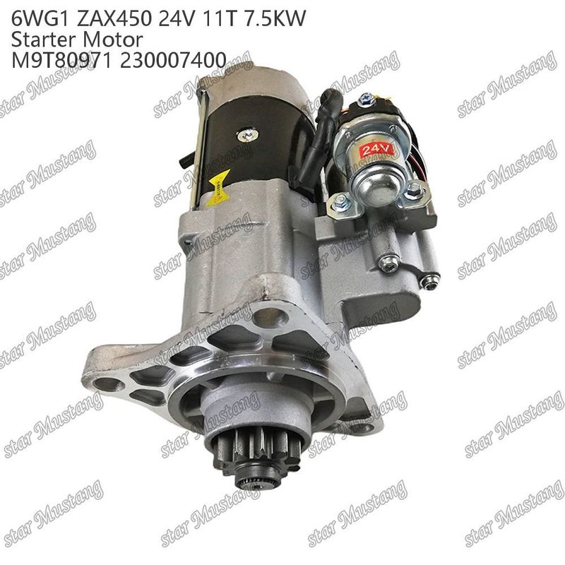 6WG1 ZAX450 Motor Starter Motor 24V 11T 7,5 kW DI typ M9T80971 230007400 Do części zamiennych silnika ISUZU