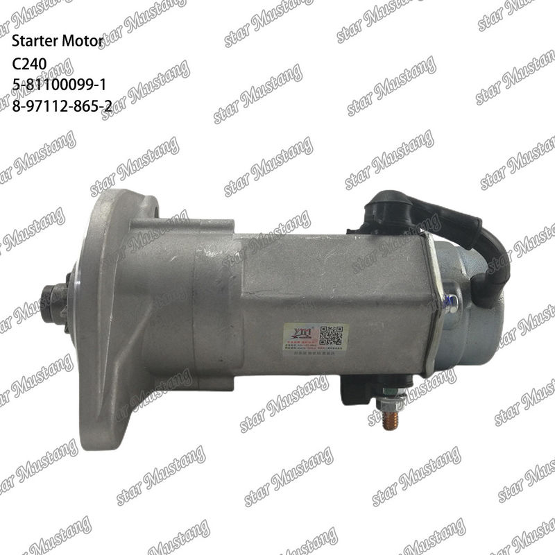 C240 Motor Starter Motor 9T 12V 5-81100099-1 8-97112-865-2 Do części zamiennych silników ISUZU