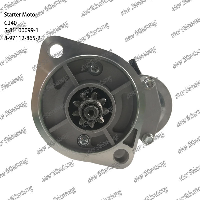 C240 Motor Starter Motor 9T 12V 5-81100099-1 8-97112-865-2 Do części zamiennych silników ISUZU