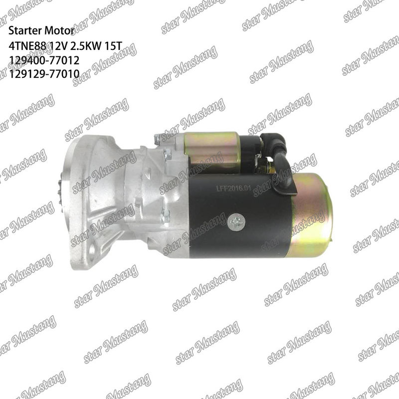 4TNE88 Silnik silnik starterowy 12V 2,5KW 15T 129400-77012 129129-77010 Do YANMAR części zamiennych silnika