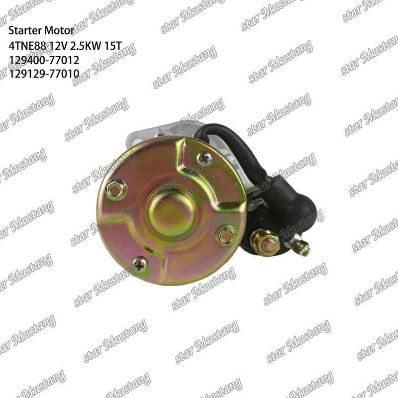 4TNE88 Silnik silnik starterowy 12V 2,5KW 15T 129400-77012 129129-77010 Do YANMAR części zamiennych silnika