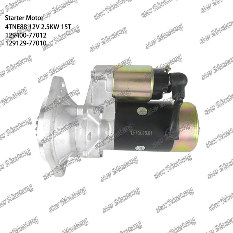 4TNE88 Silnik silnik starterowy 12V 2,5KW 15T 129400-77012 129129-77010 Do YANMAR części zamiennych silnika
