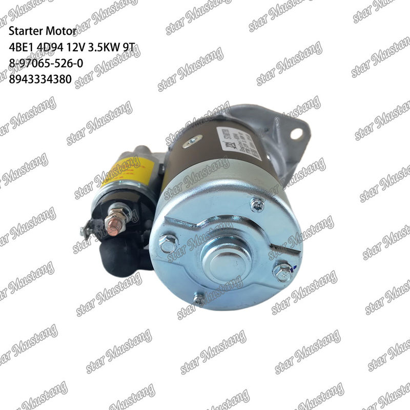 Silnik starterowy 4BE1 4D94 12V 9T 8-97065-526-0 8943334380 Nadaje się do części silników Komatsu