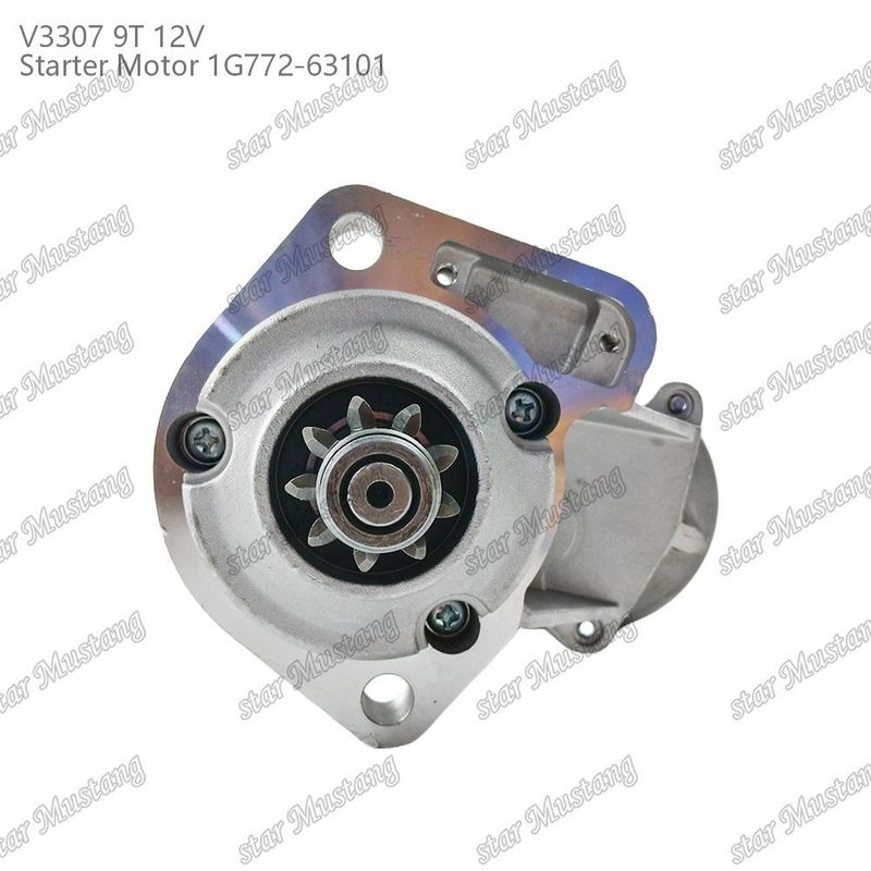 Silnik starterowy V3307 9T 12V 1G772-63101 nadaje się do do części silnika KUBOTA