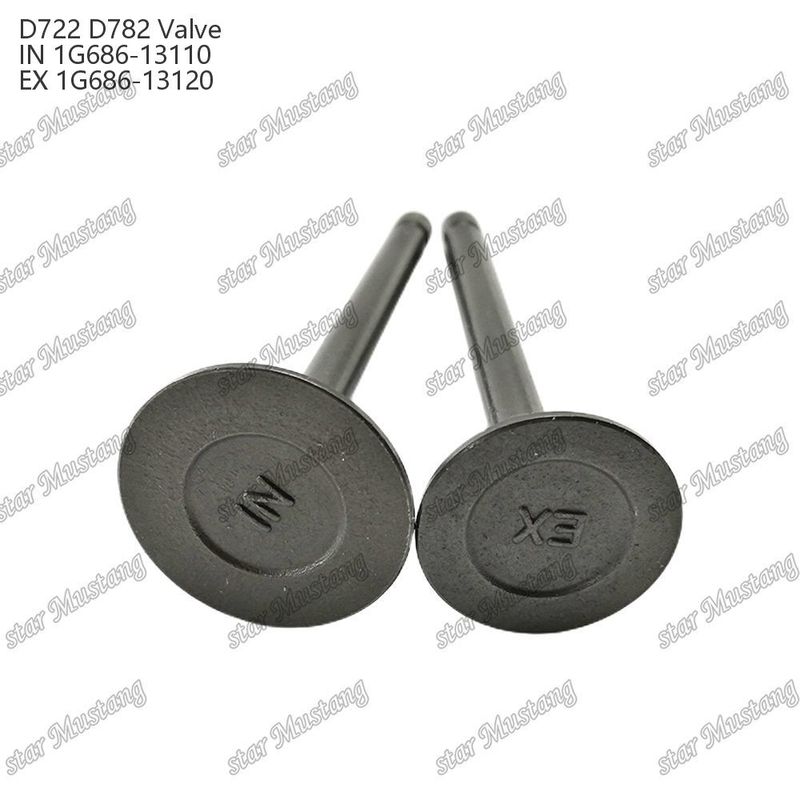 Oryginalny zapas Integral Structure Valve ZB400 ZB500 Z400 Z430 Z482 D722 D782 IN 14601-13110 EX 14601-13120 Część silnika wysokoprężnego z obsługą online
