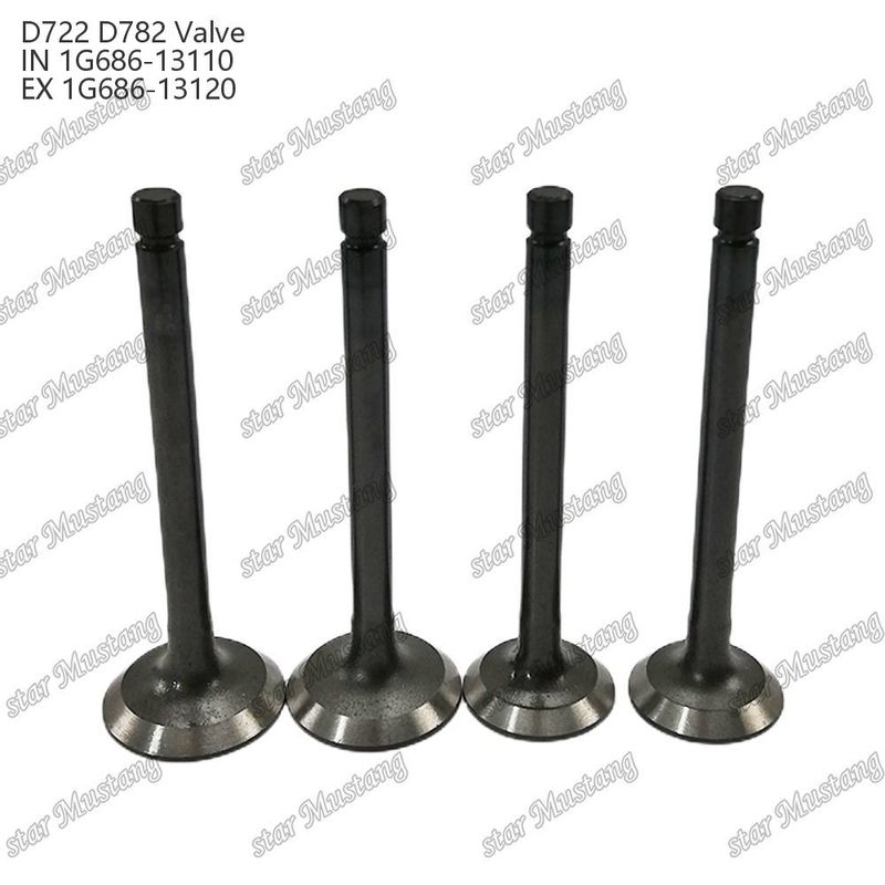Oryginalny zapas Integral Structure Valve ZB400 ZB500 Z400 Z430 Z482 D722 D782 IN 14601-13110 EX 14601-13120 Część silnika wysokoprężnego z obsługą online