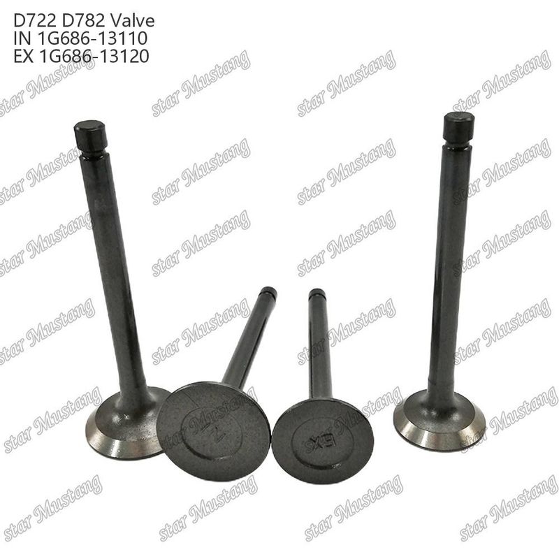 Oryginalny zapas Integral Structure Valve ZB400 ZB500 Z400 Z430 Z482 D722 D782 IN 14601-13110 EX 14601-13120 Część silnika wysokoprężnego z obsługą online